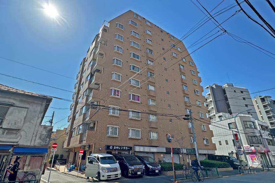 ライオンズマンション西日暮里第2の外観（北側から）