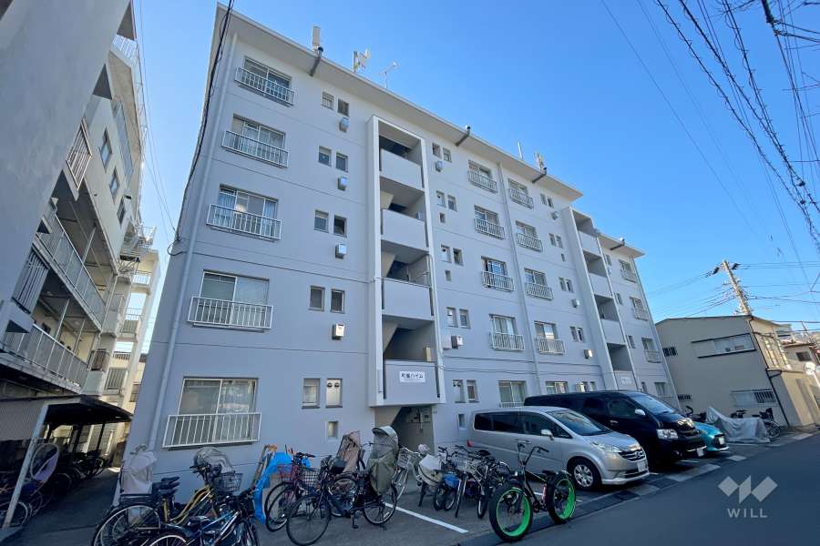 町屋ハイムの外観（東側から）