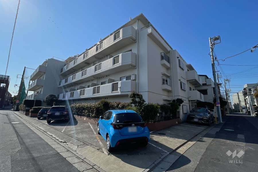 道灌山リハイムの外観（東北側から）