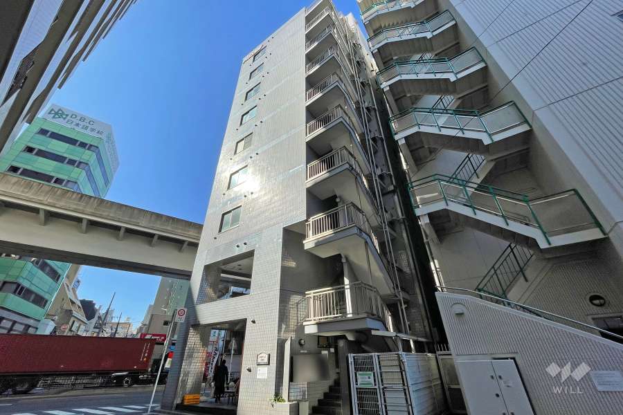 日神パレス日暮里の外観（東側から）