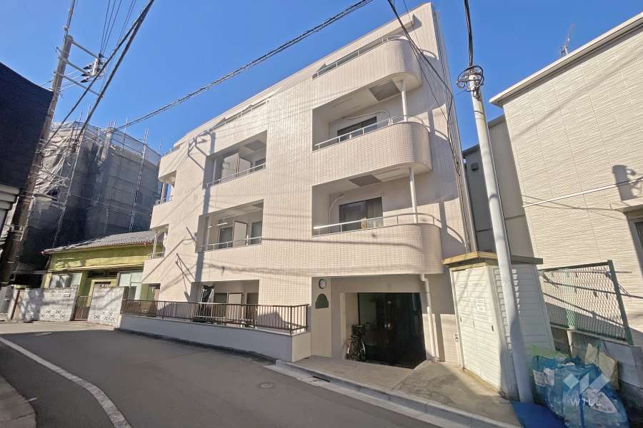 フリート町屋の外観（南東側から）