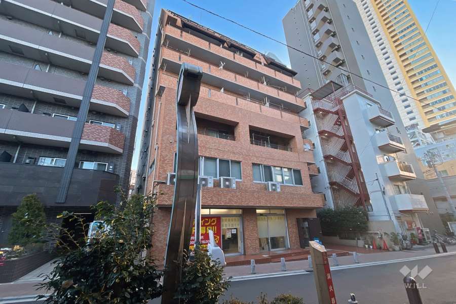 ニューハウス西日暮里の外観（南西側から）