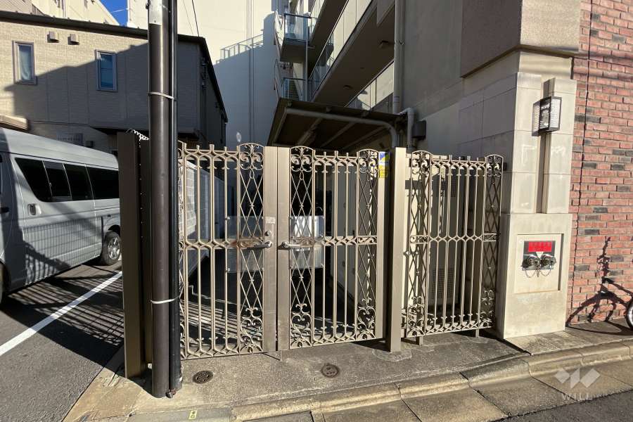 駐輪場の出入り口