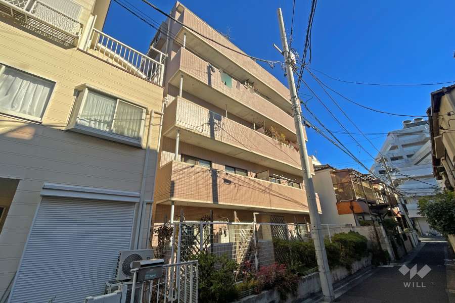 キャニオンマンション西日暮里の外観（南西側から）