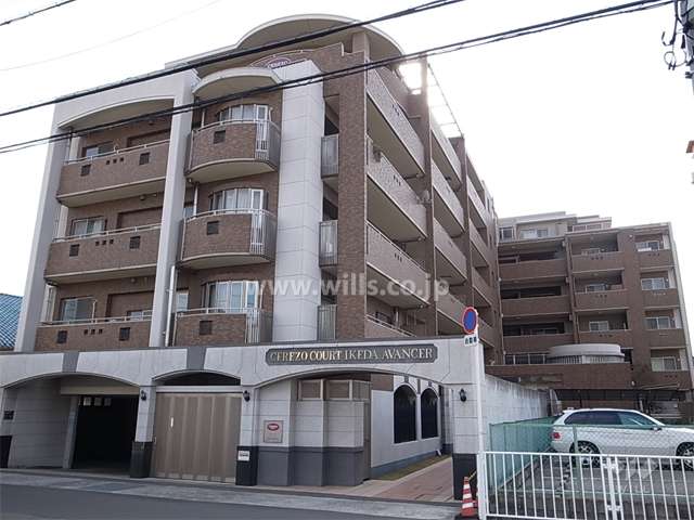 セレッソコート池田アヴァンセの外観（北側から）