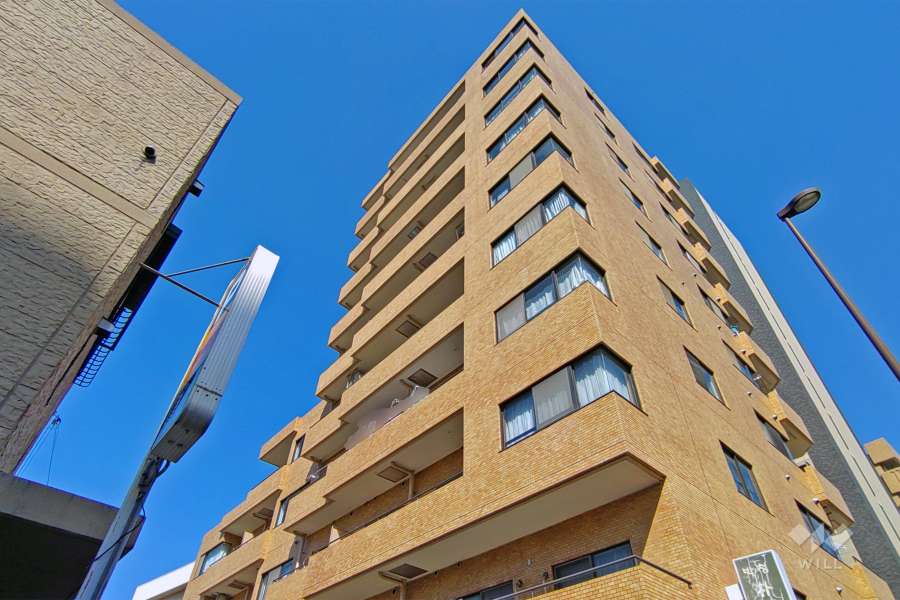 ライオンズマンション日暮里の外観（南東側から）