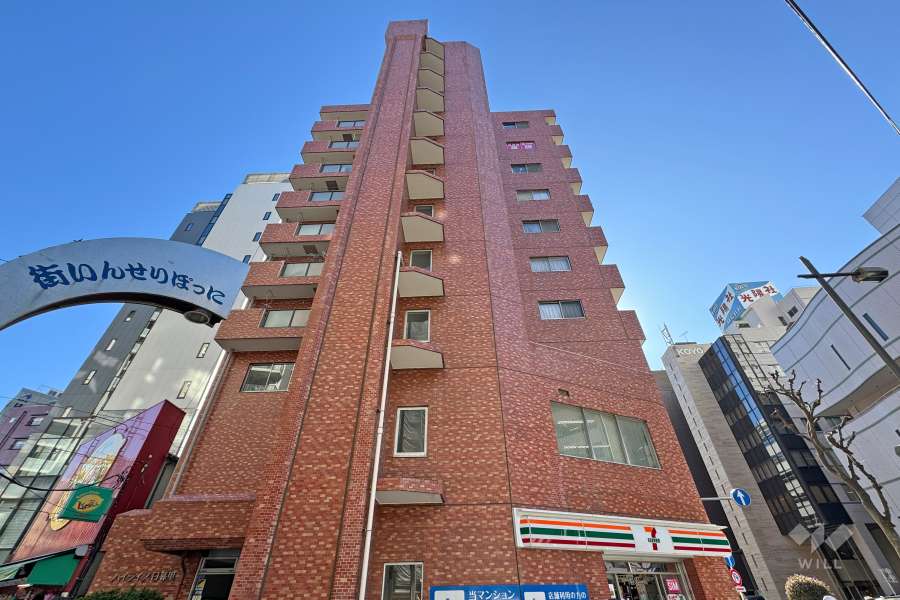 ハイライフ日暮里の外観（北西側から）