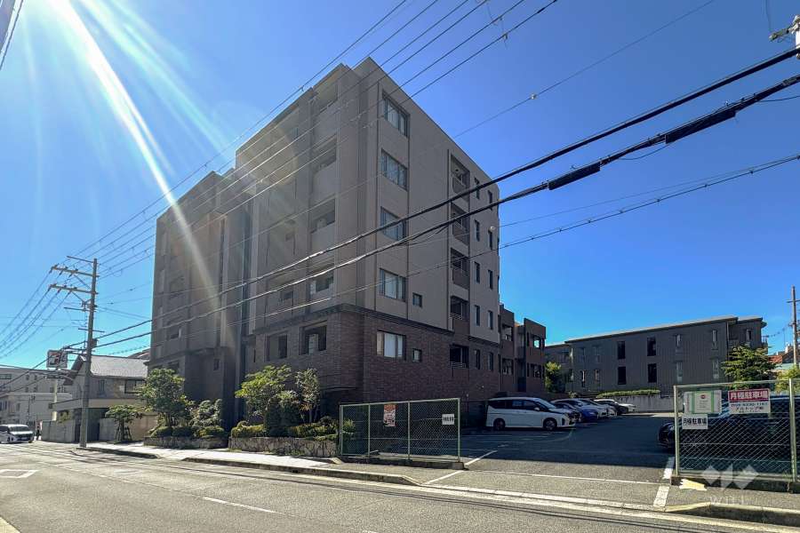 グランドメゾン池田満寿美町の外観（北西側から）