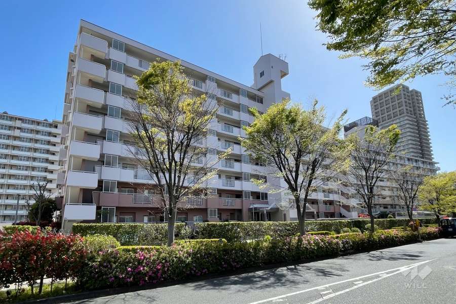 けやき通り南弐番館の外観（北東側から）