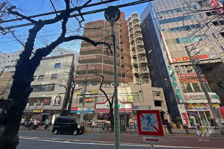 パシフィック日暮里の外観（北西側から）