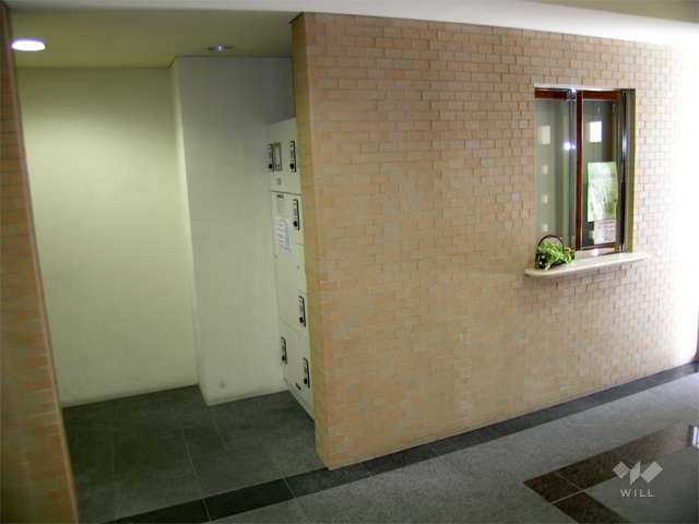 管理人室と宅配ボックス