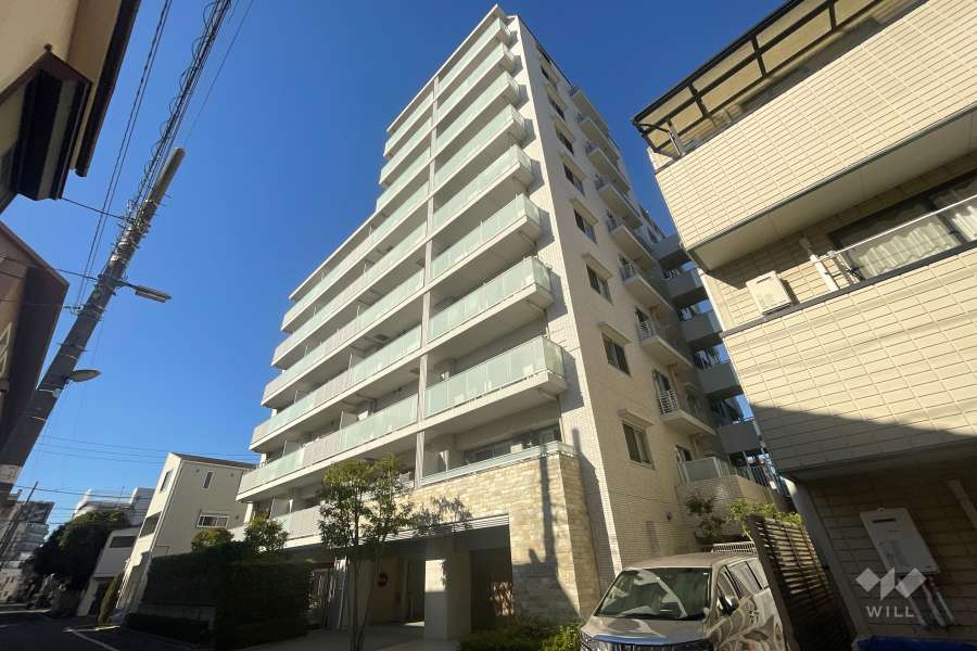 プレジール尾久ステーションマークスの外観（南東側から）