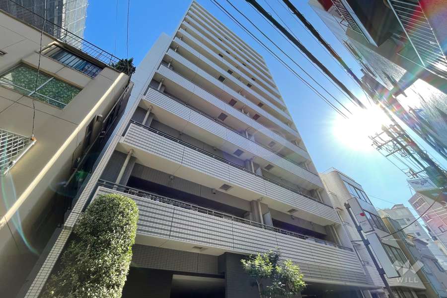 デュオシティ西日暮里ステーシアの外観（北西側から）