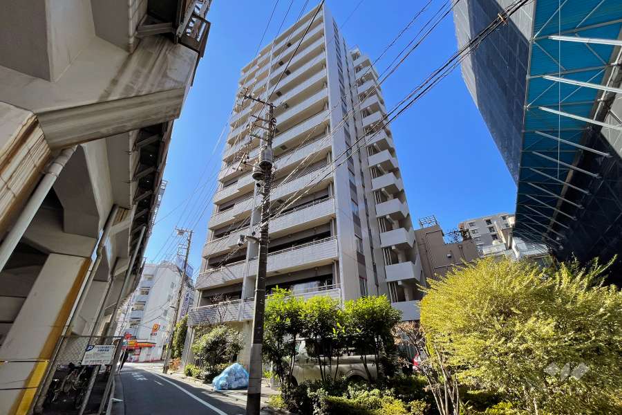 デュオシティ西日暮里ステーシアの外観（北東側から）