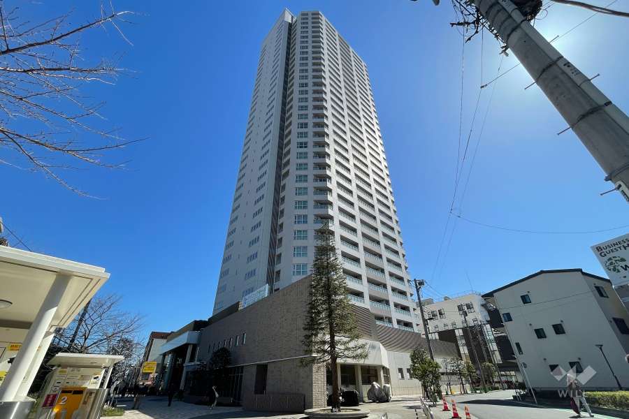 アトラスブランズタワー三河島の外観（北西側から）