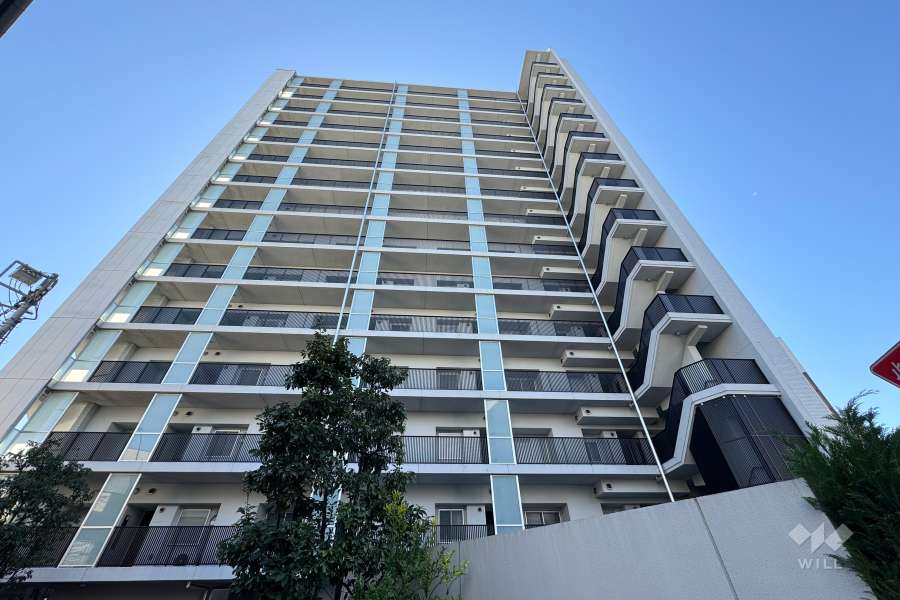 パークホームズ町屋の外観(北西側から）