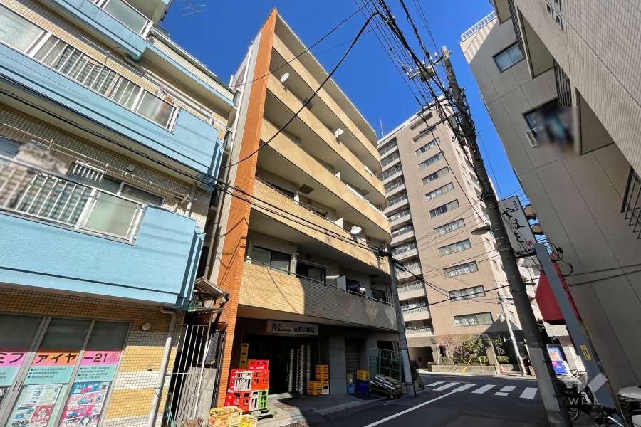 メゾン武蔵西日暮里の外観（南側から）