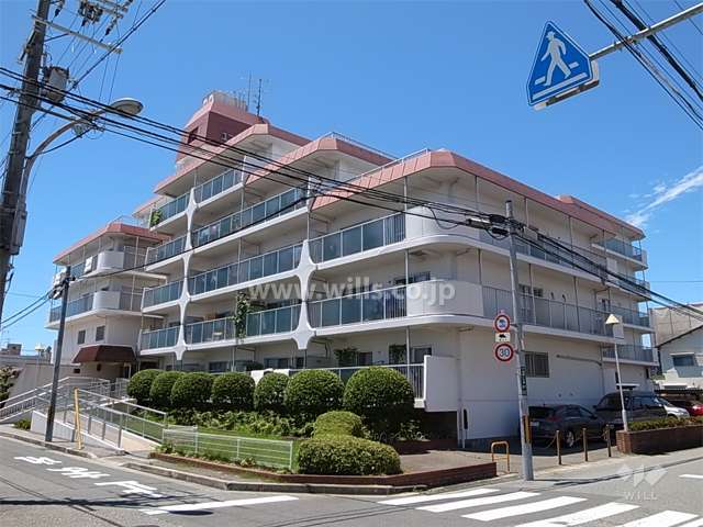 ユニハイム池田の外観（北東側から）