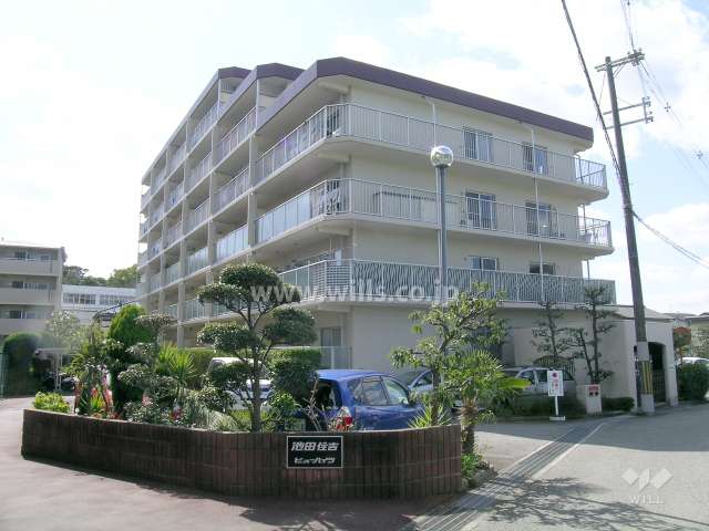 池田住吉ビューハイツの外観（北側から）