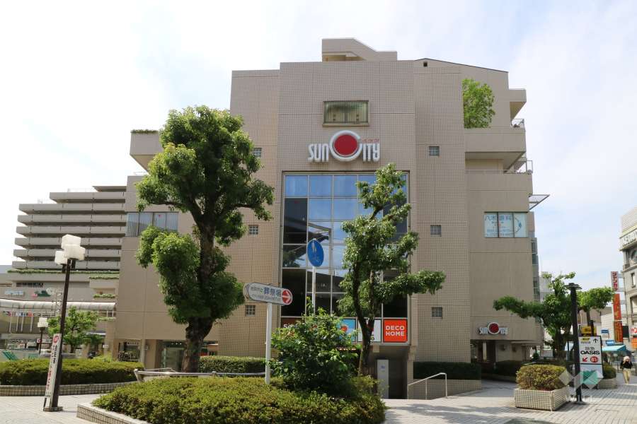 フロンテージ池田（サンシティ池田）の外観（北側から）