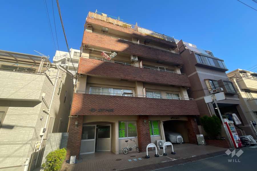 メゾンホクソーの外観（南西側から）