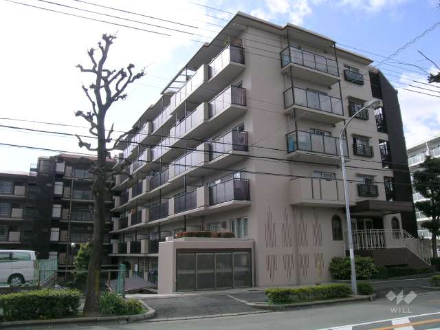 ユニハイム池田緑ケ丘の外観（北側から）