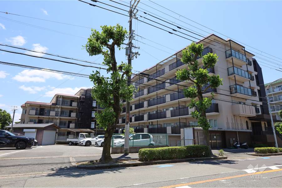 ユニハイム池田緑ケ丘の外観（北西側から）