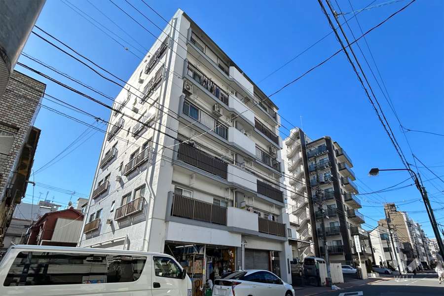 南千住ダイヤモンドマンションの外観(北東側から)