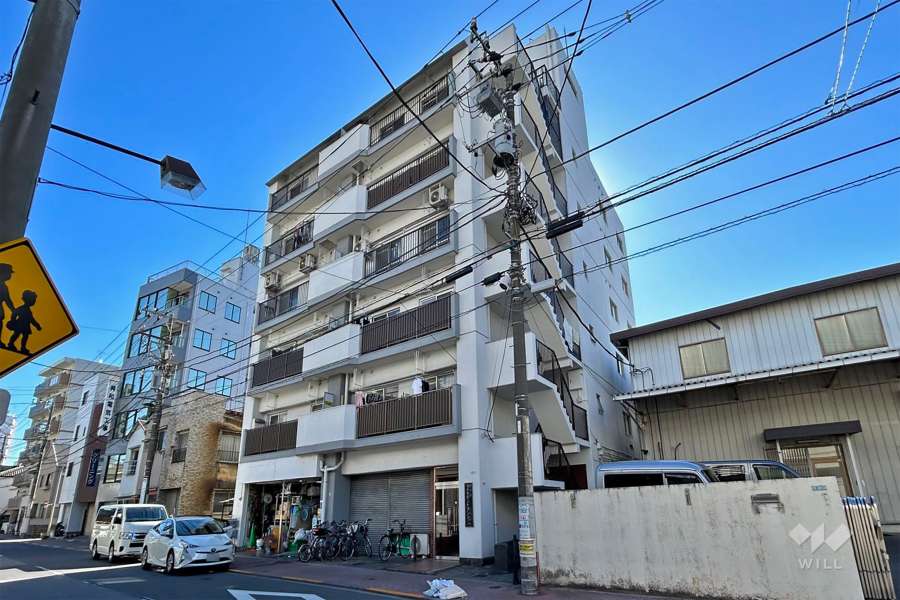 南千住ダイヤモンドマンションの外観(北西側から)