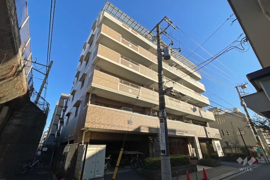 シーズガーデン日暮里パークウエストの外観（北西側から）