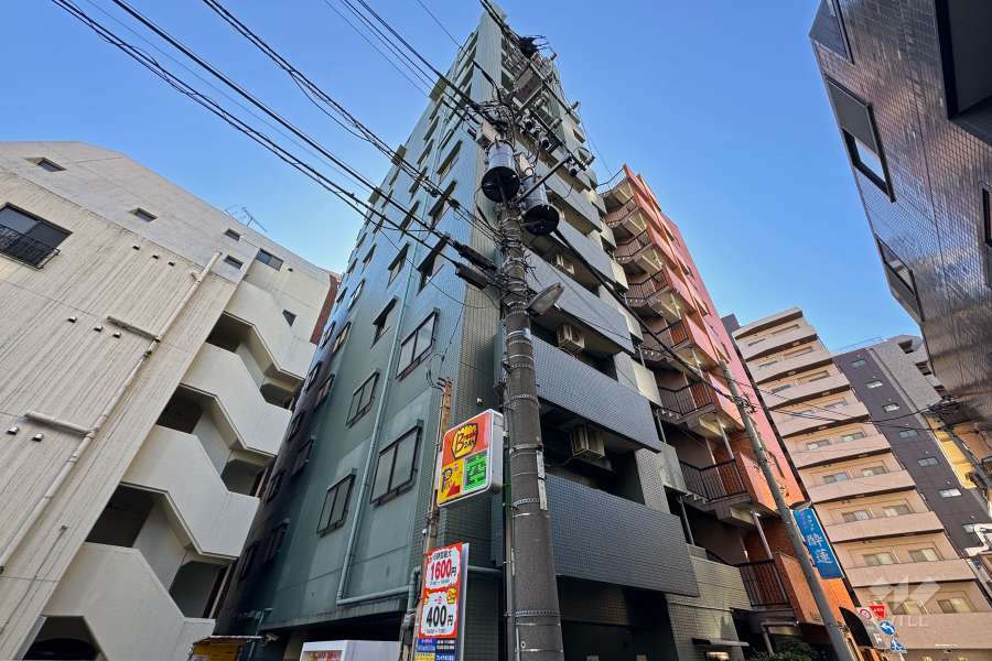 日暮里第２ダイヤモンドマンションの外観（北側から）