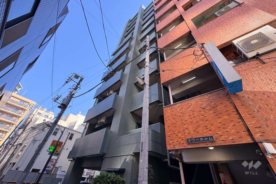 日暮里第２ダイヤモンドマンションの外観（北西側から）