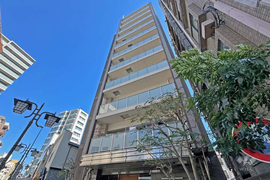 パレステージ町屋壱番館の外観（南西側から）