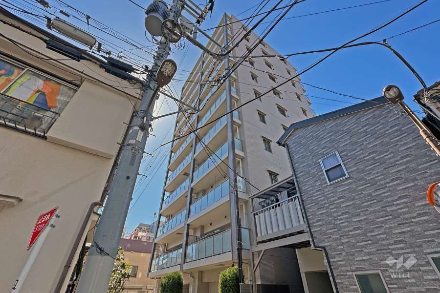 パレステージ町屋壱番館の外観（北東側から）