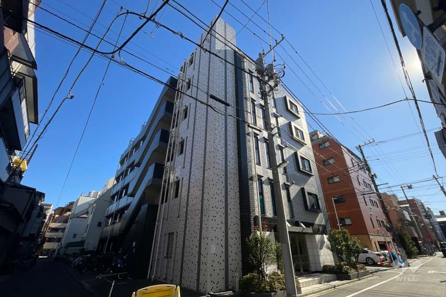 ザグランデレガーロ東日暮里の外観（北西側から）