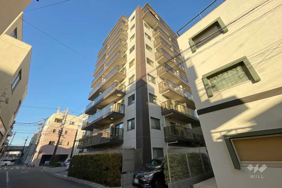 ルガルガーデン南千住の外観（南西側から）