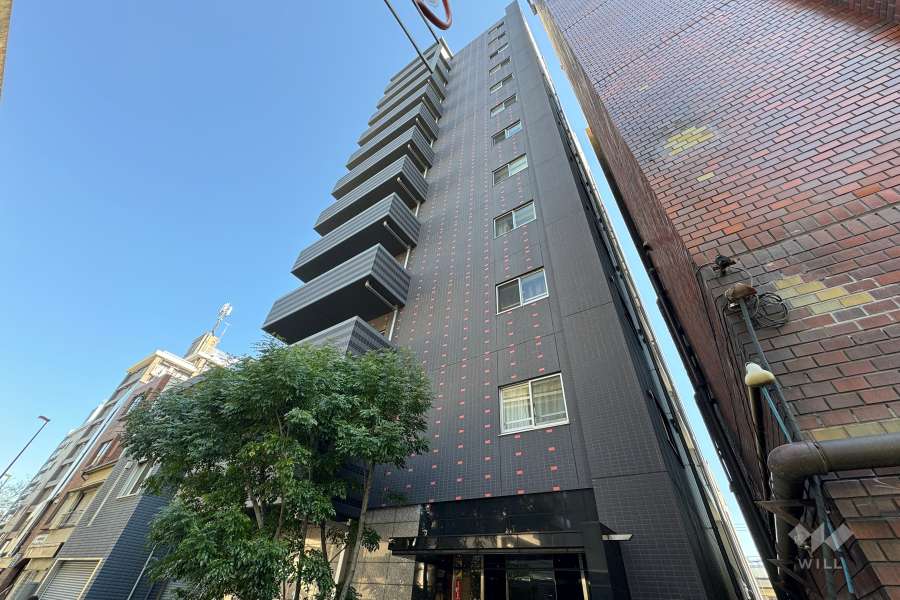 クレア田端プレミアレジデンスの外観（南西側から）