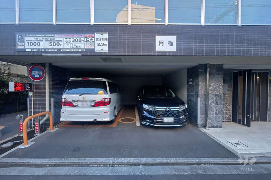 敷地内のコインパーキング