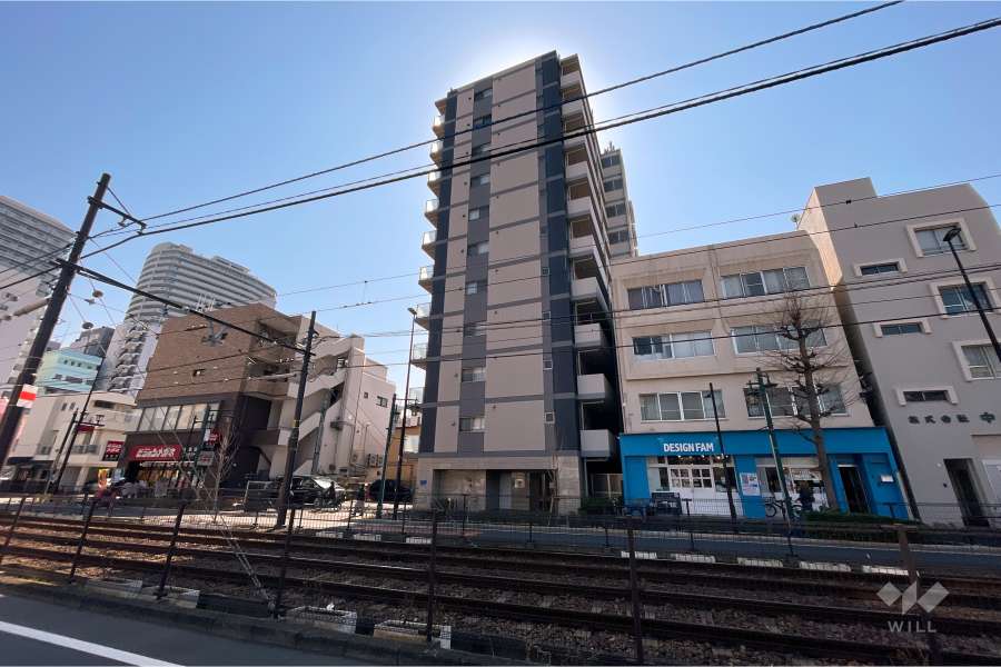 フェルクルールプレスト町屋駅前の遠景