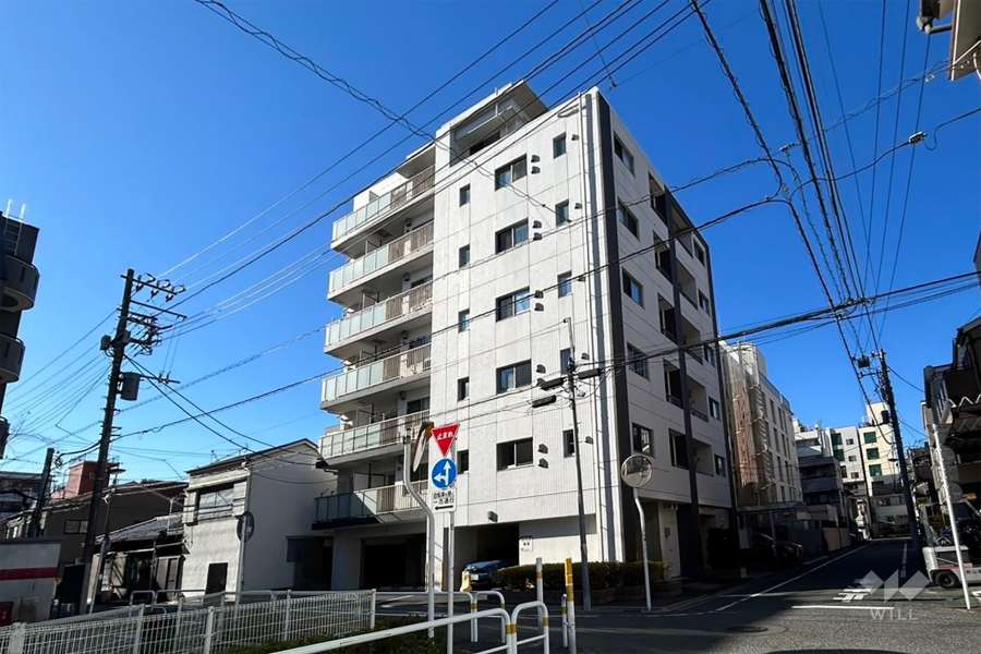 アステリオン日暮里の外観(北東側から) 