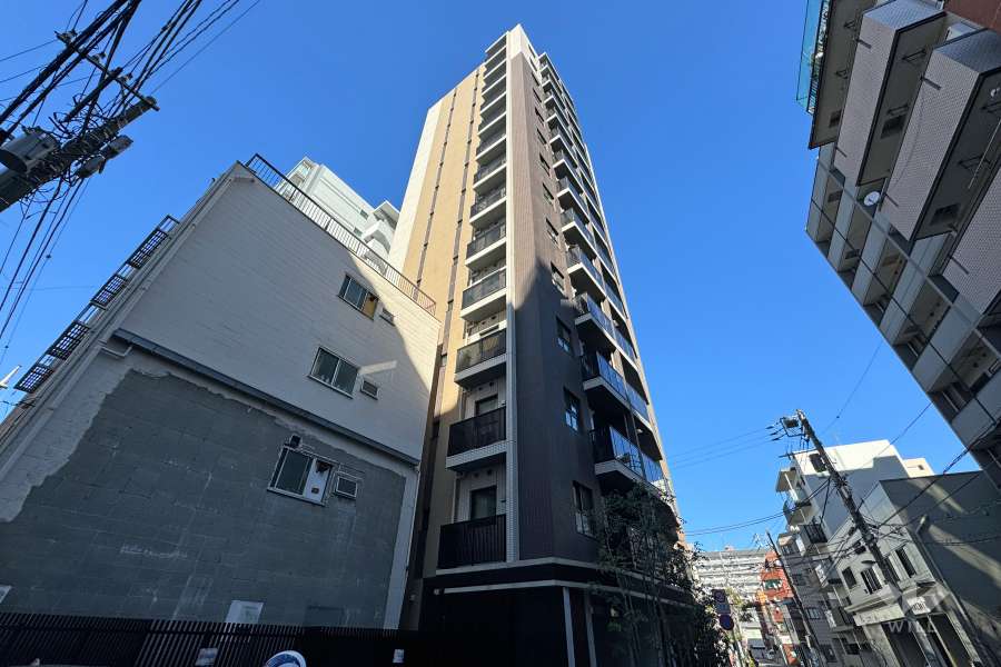 オープンレジデンシア日暮里ｅｓｔの外観（南東側から）