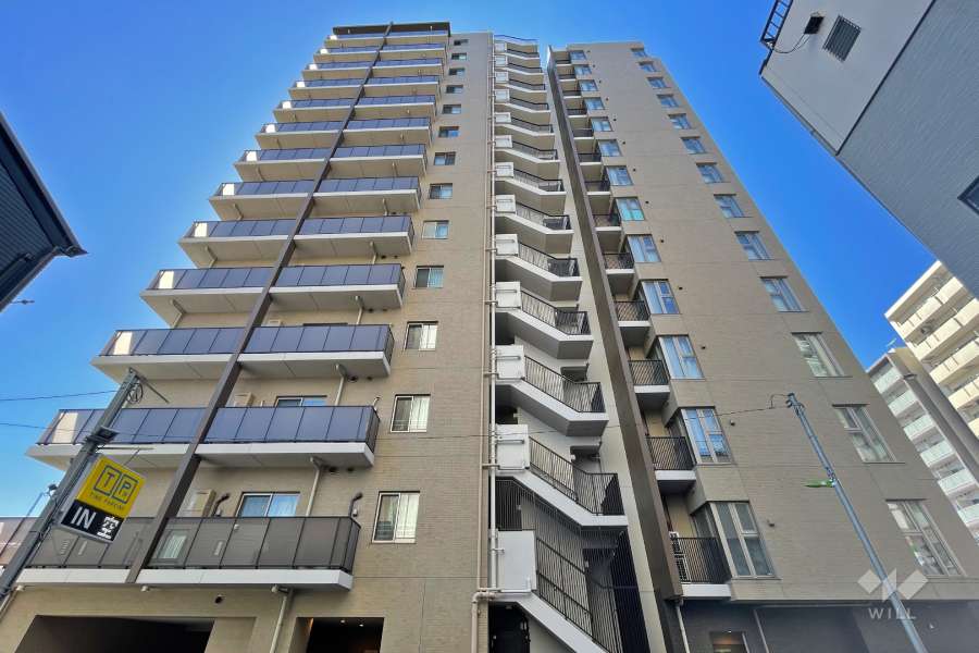 プレシス東京三ノ輪の外観（北側から）