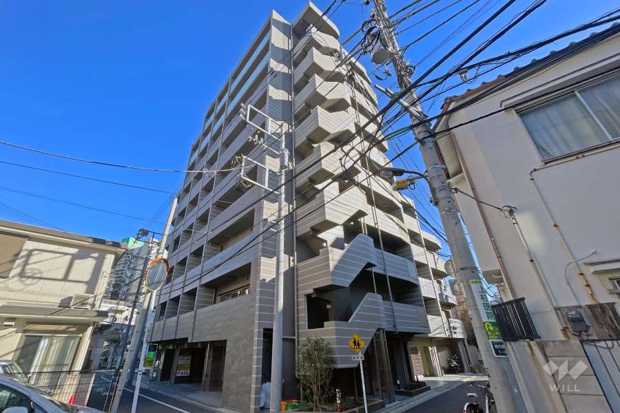 マキシヴ西日暮里アレグリアコートの外観（南西側から）