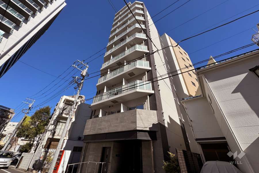 シーベック日暮里の外観（南西側から）