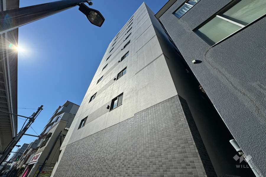 プレディアンスフォート田端の外観（北東側から）