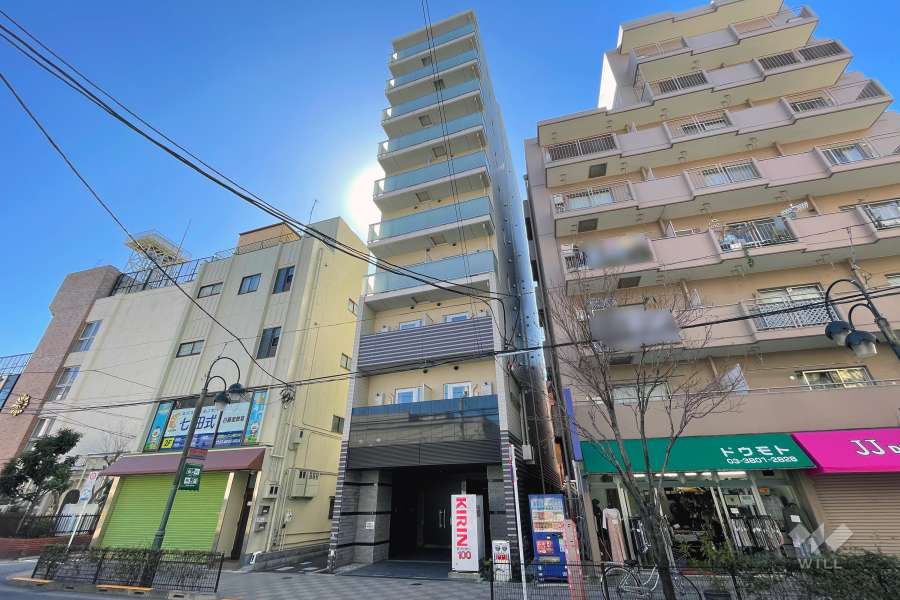 リヴシティ日暮里の外観（北西側から）