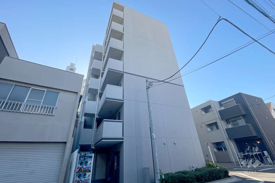 プレスタイル田端の外観（北東側から）