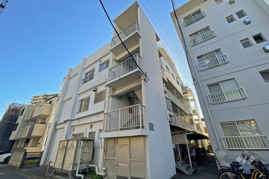 コーポ日野の外観（北西側から）