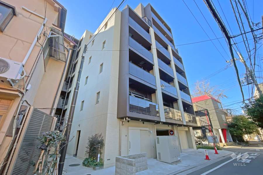 クリオ町屋ウエストマークスの外観（南西側から）