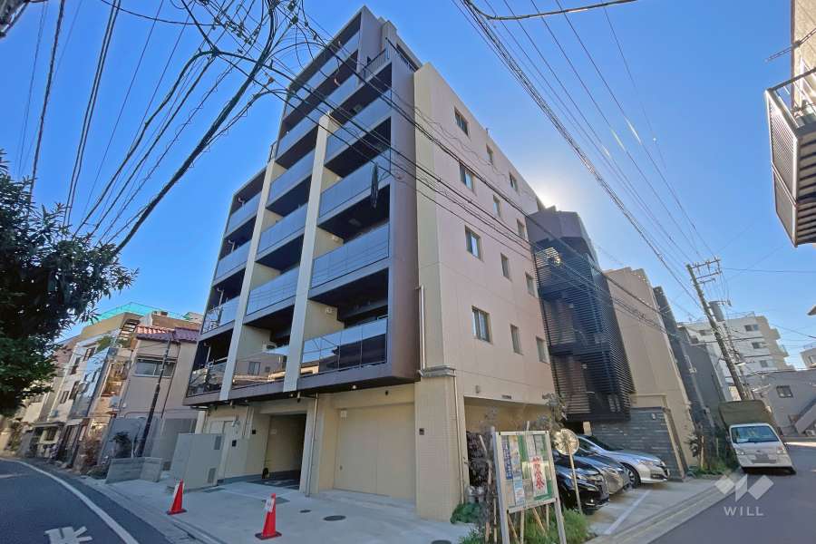 クリオ町屋ウエストマークスの外観（南東側から）